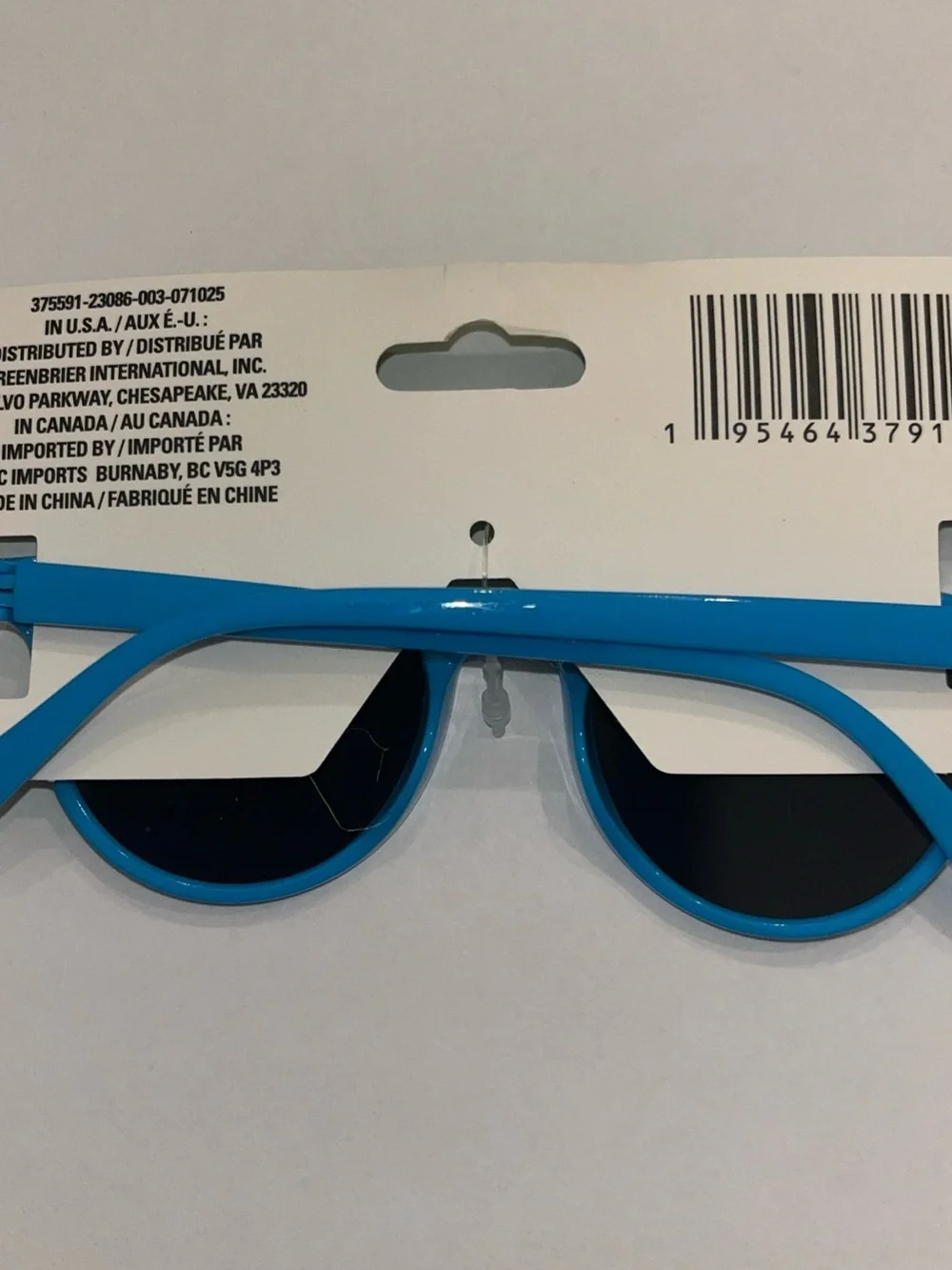 Junior Blue Sunglasses with UV Protection